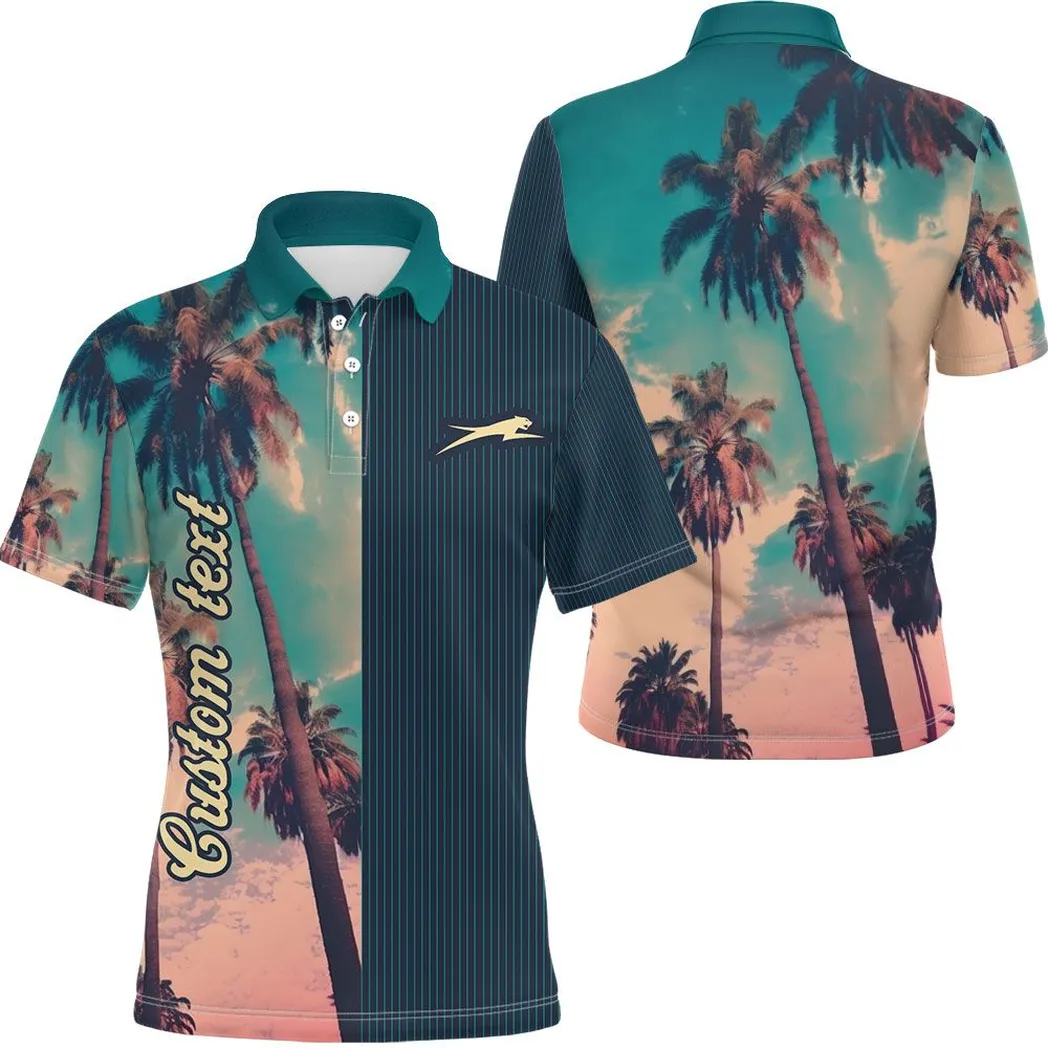 arctic cat vintage poloshirt mit palmen personalisiert poloshirt mit allover autodruck car431041625389 bfcuc