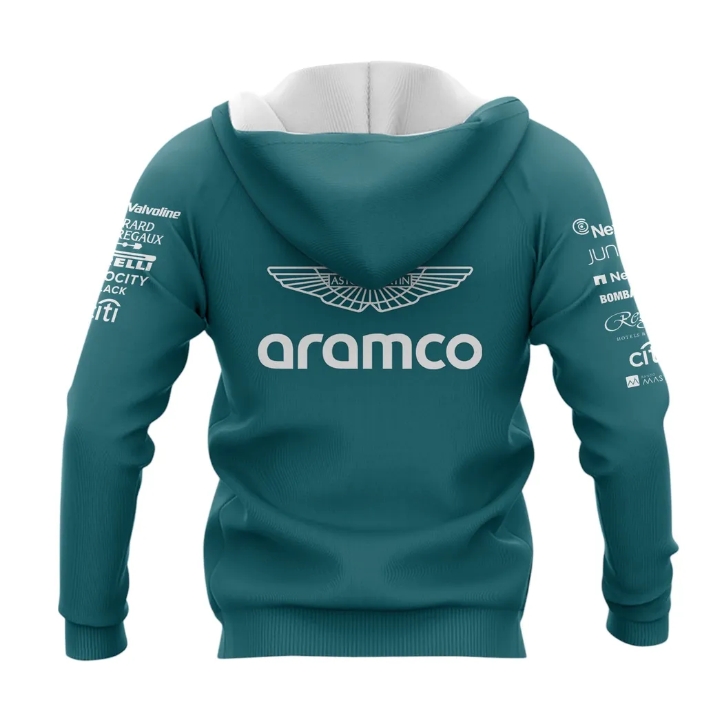 aston martin cognizant hoodie mit reiverschluss all over print hoodie aston martin cognizant car41304142504 bmovr