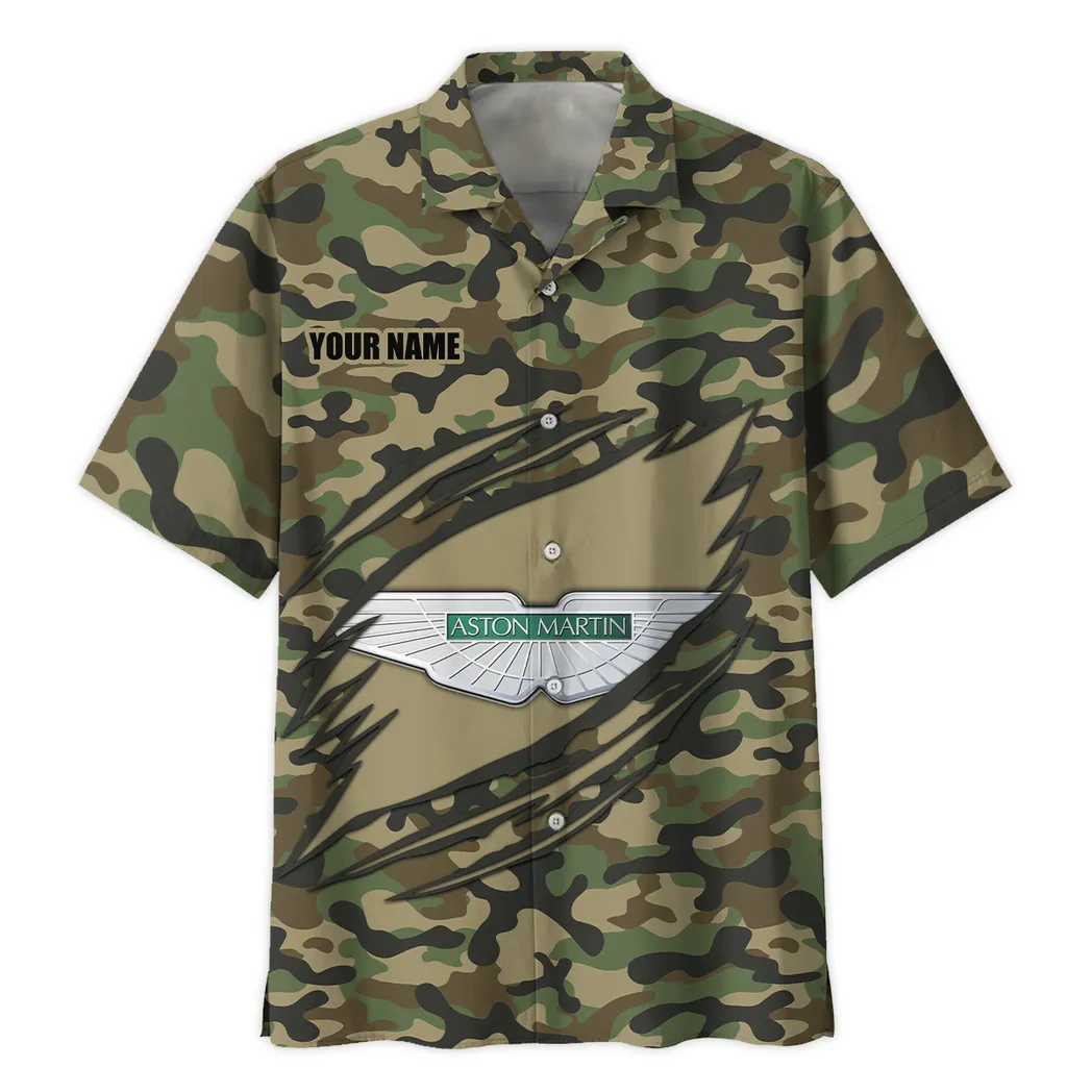 aston martin hawaiihemd im camouflage stil oversized car210040825748