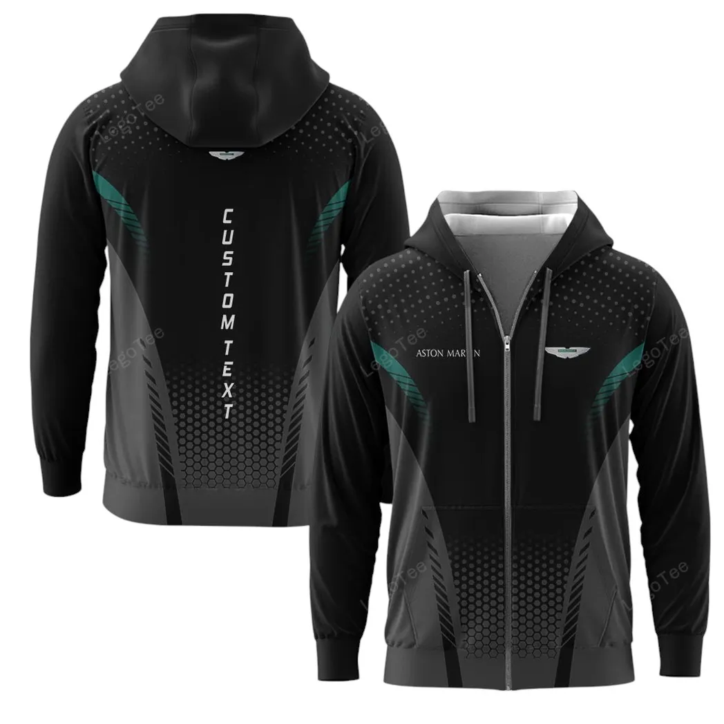 Aston Martin Hoodie mit reißverschluss, Allover-Druck Hoodie Aston Martin Fan CAR10803122503