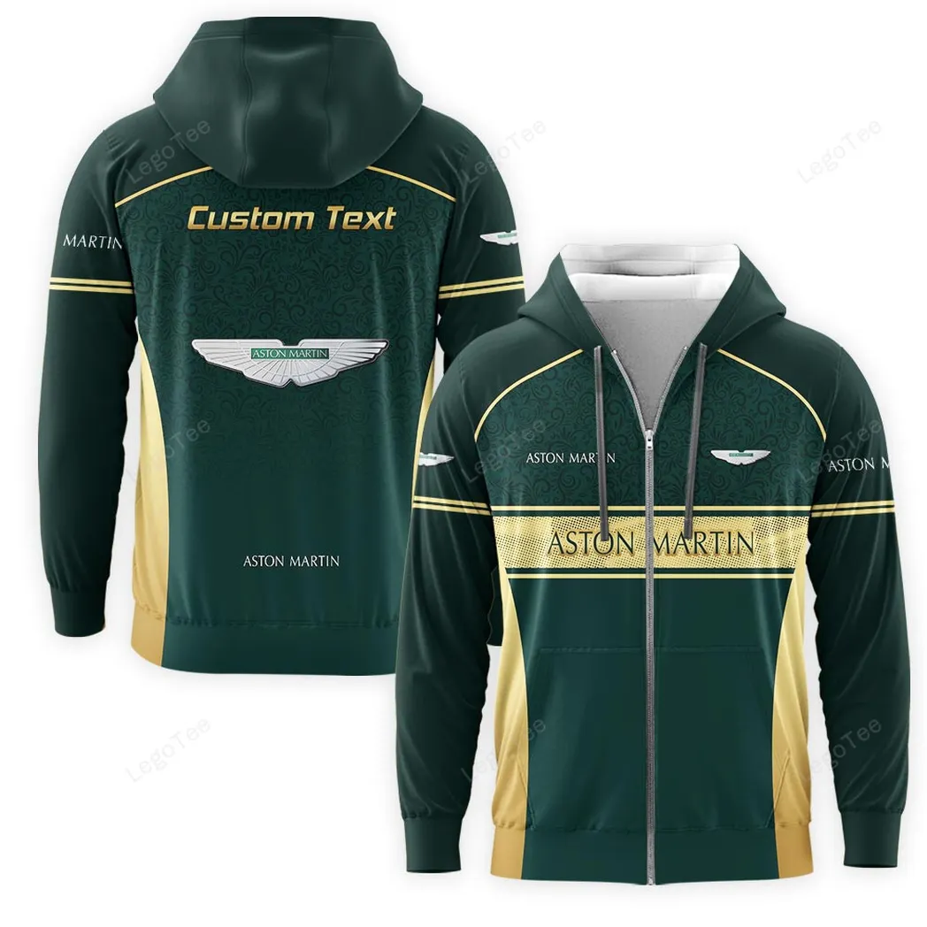 Aston Martin Hoodie mit reißverschluss, Allover-Druck Hoodie Aston Martin Fan CAR137021325958-6