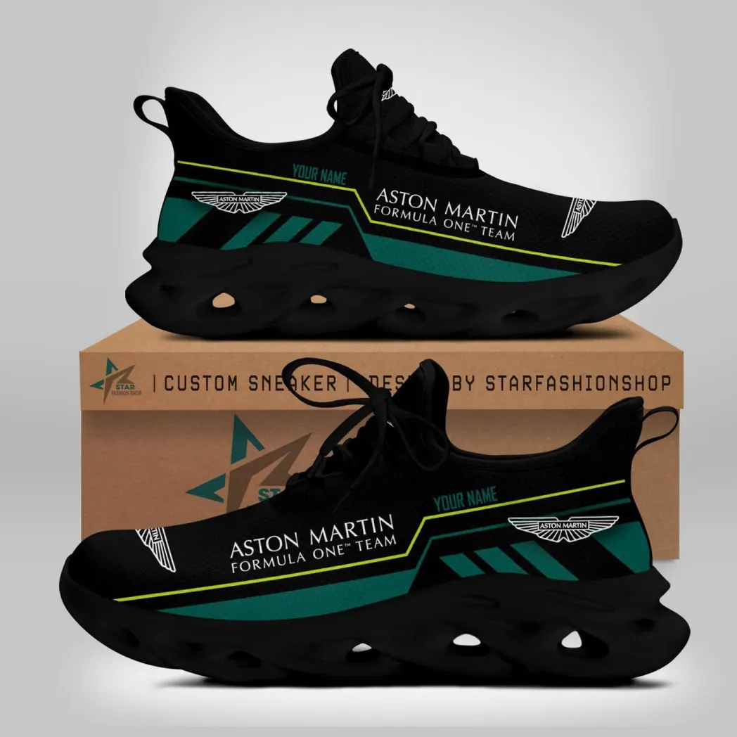 Aston Martin Laufschuhe für Männer, Max Soul Schuhe Aston Martin CAR40504102506 - Schwarz