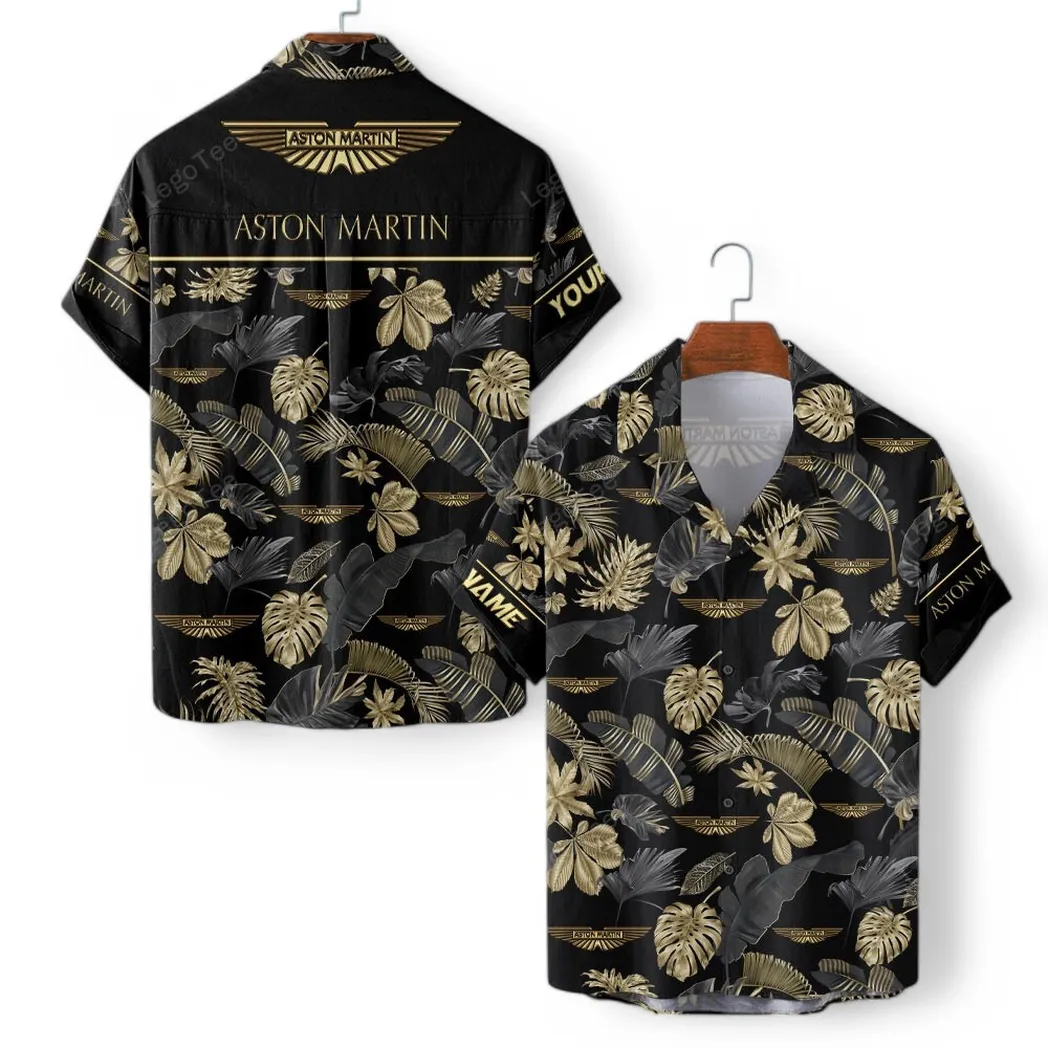 Aston Martin Personalisierte Hawaiihemd für Männer, Hawaiian Shirt für Aston Martin Fan CAR139021125134-2