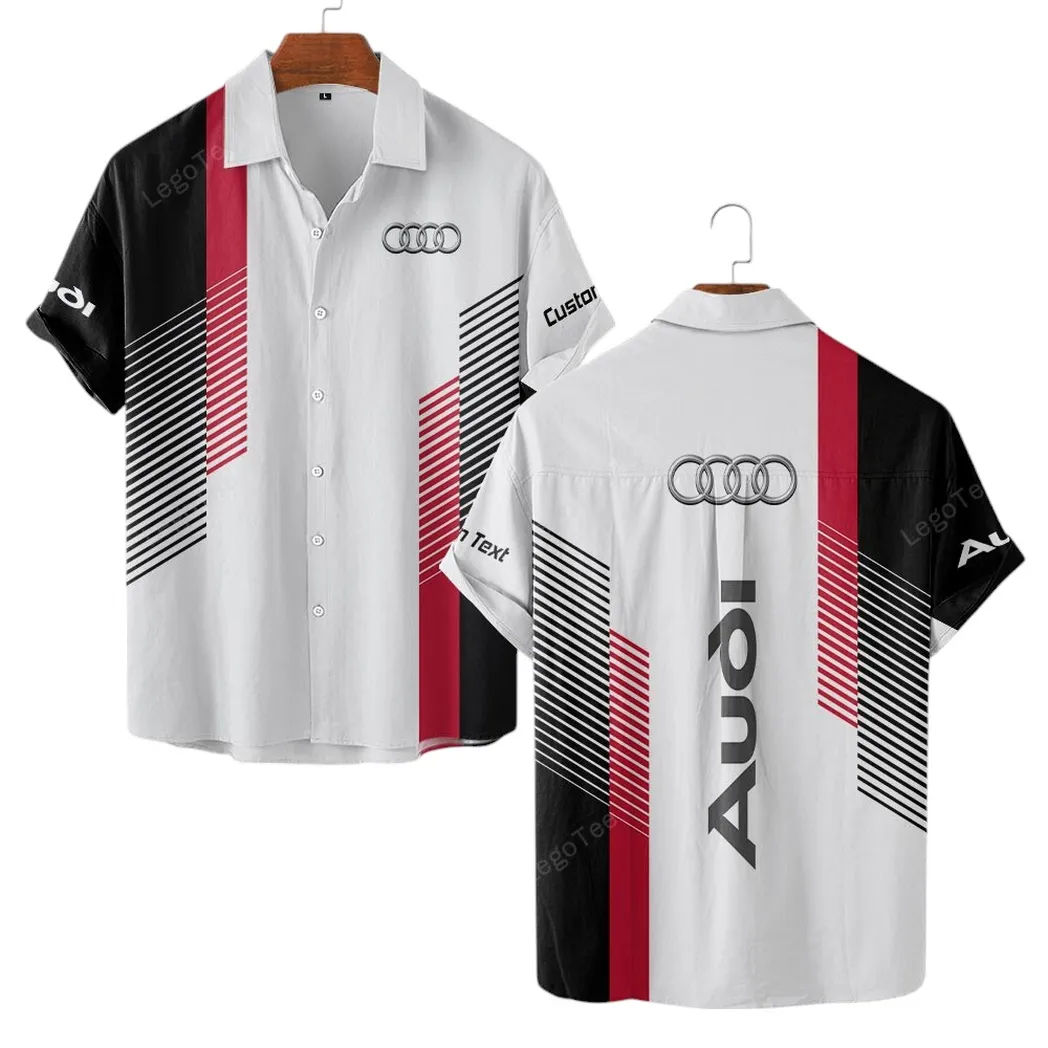 Audi Hawaiihemd für Männer, Geschenk für Audi Fan CAR10703122505