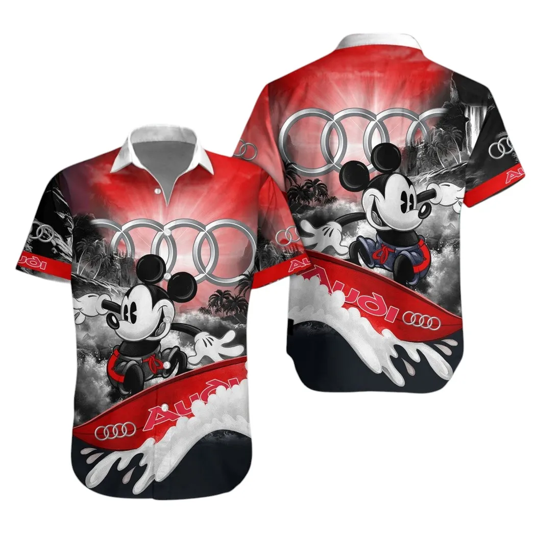 audi hawaiihemd fr mnner hawaiian shirt fr audi fan car53030625005 0l1k7