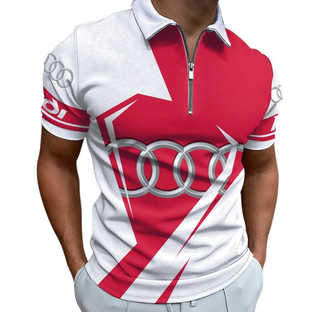 audi poloshirt mit reiverschluss geschenk fr audi fan car3202122501 wspls