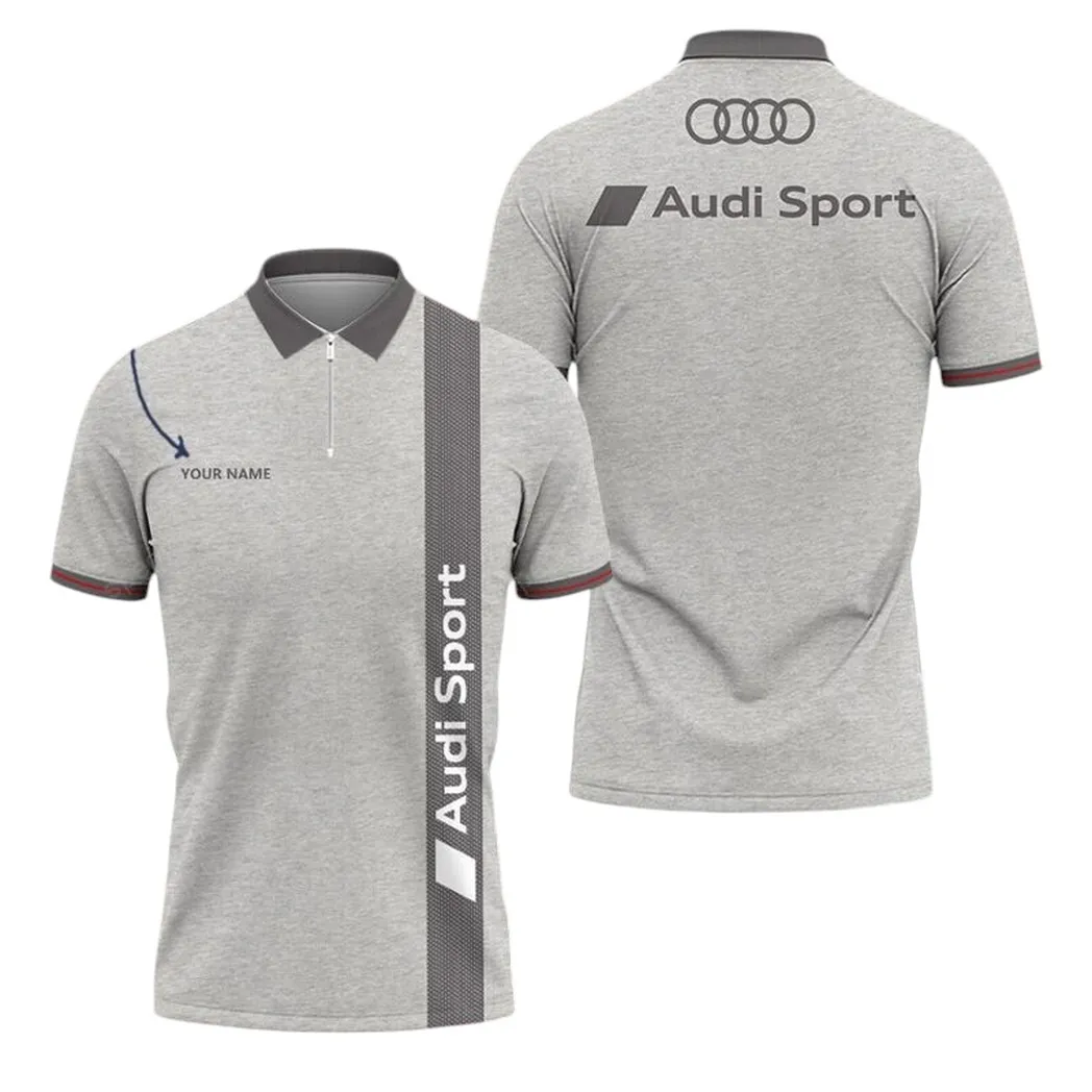 audi poloshirt mit reiverschluss geschenk fr audi fan car93031025221 g0tpm