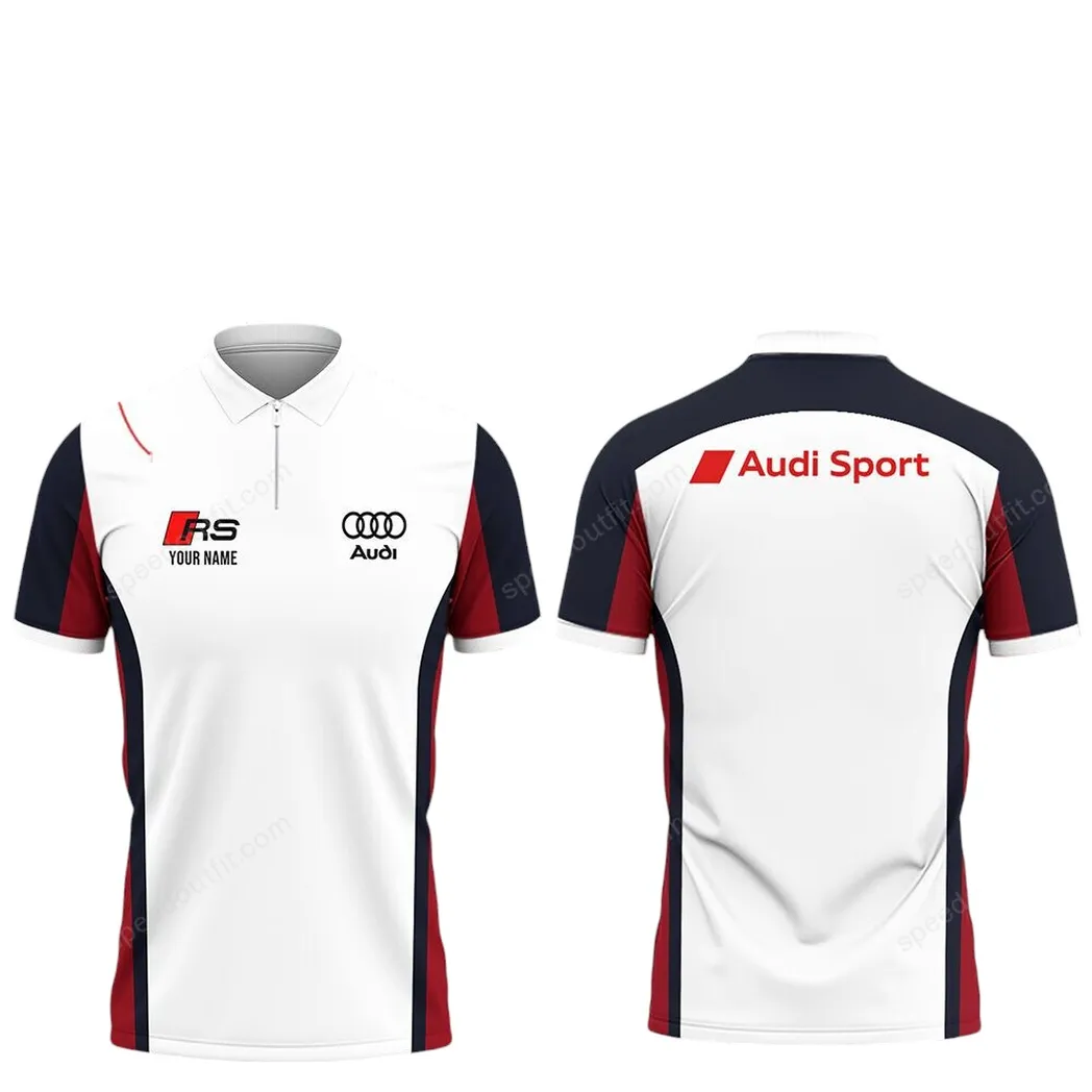 audi poloshirt mit reiverschluss geschenk fr audi fan car93031025226 tec8t