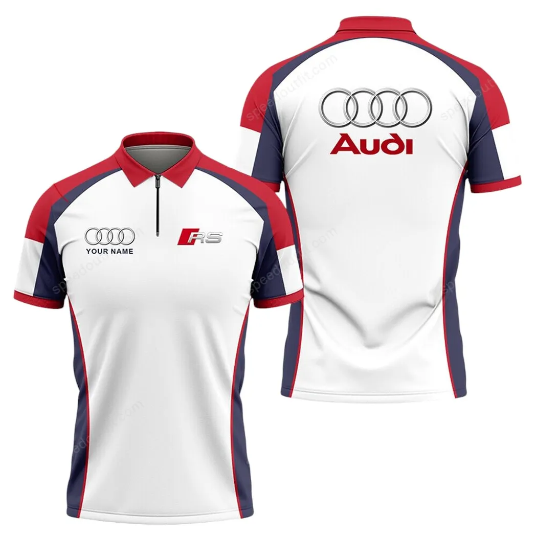 audi poloshirt mit reiverschluss geschenk fr audi fan car93031025229