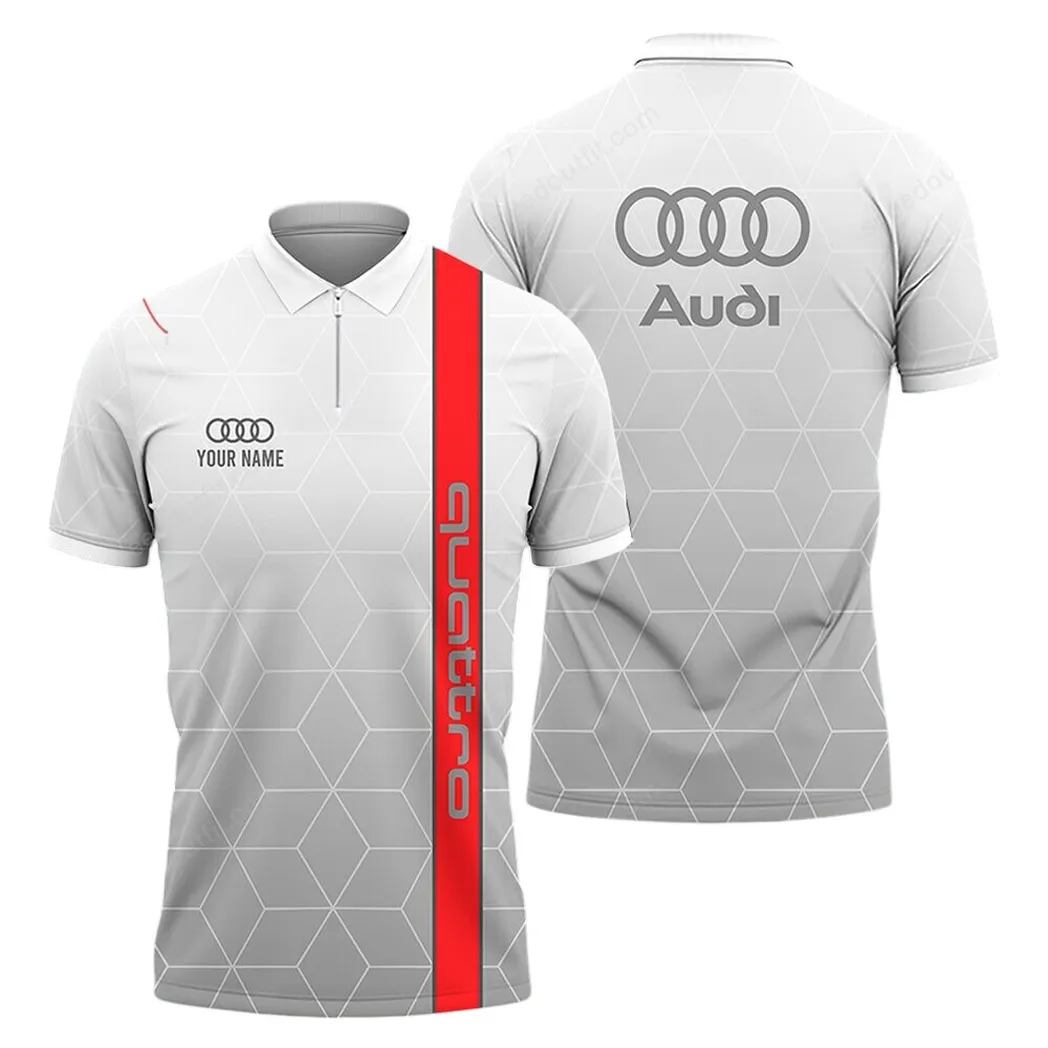 audi poloshirt mit reiverschluss geschenk fr audi fan car93031025231 2ikkk