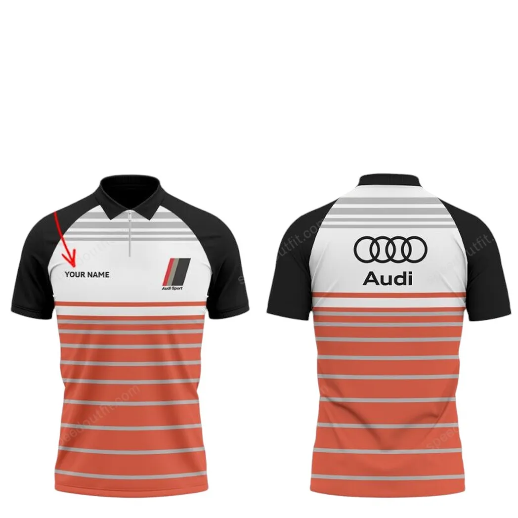 audi poloshirt mit reiverschluss geschenk fr audi fan car93031025237 a5wtr