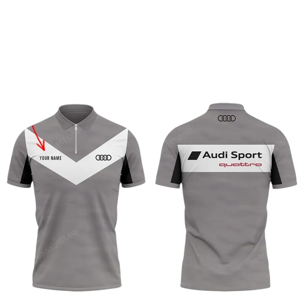 audi poloshirt mit reiverschluss geschenk fr audi fan car93031025238 u3whd