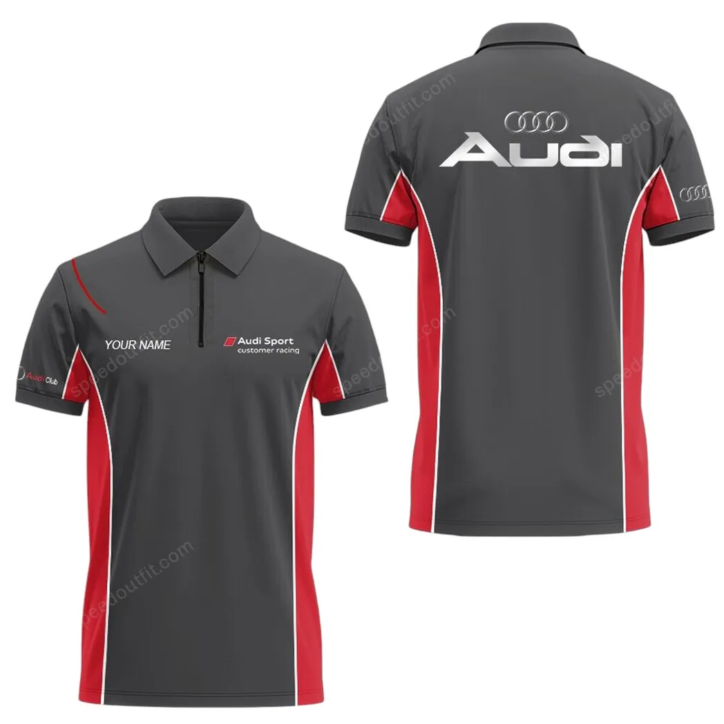 audi poloshirt mit reiverschluss geschenk fr audi fan car93031025240 li2fw