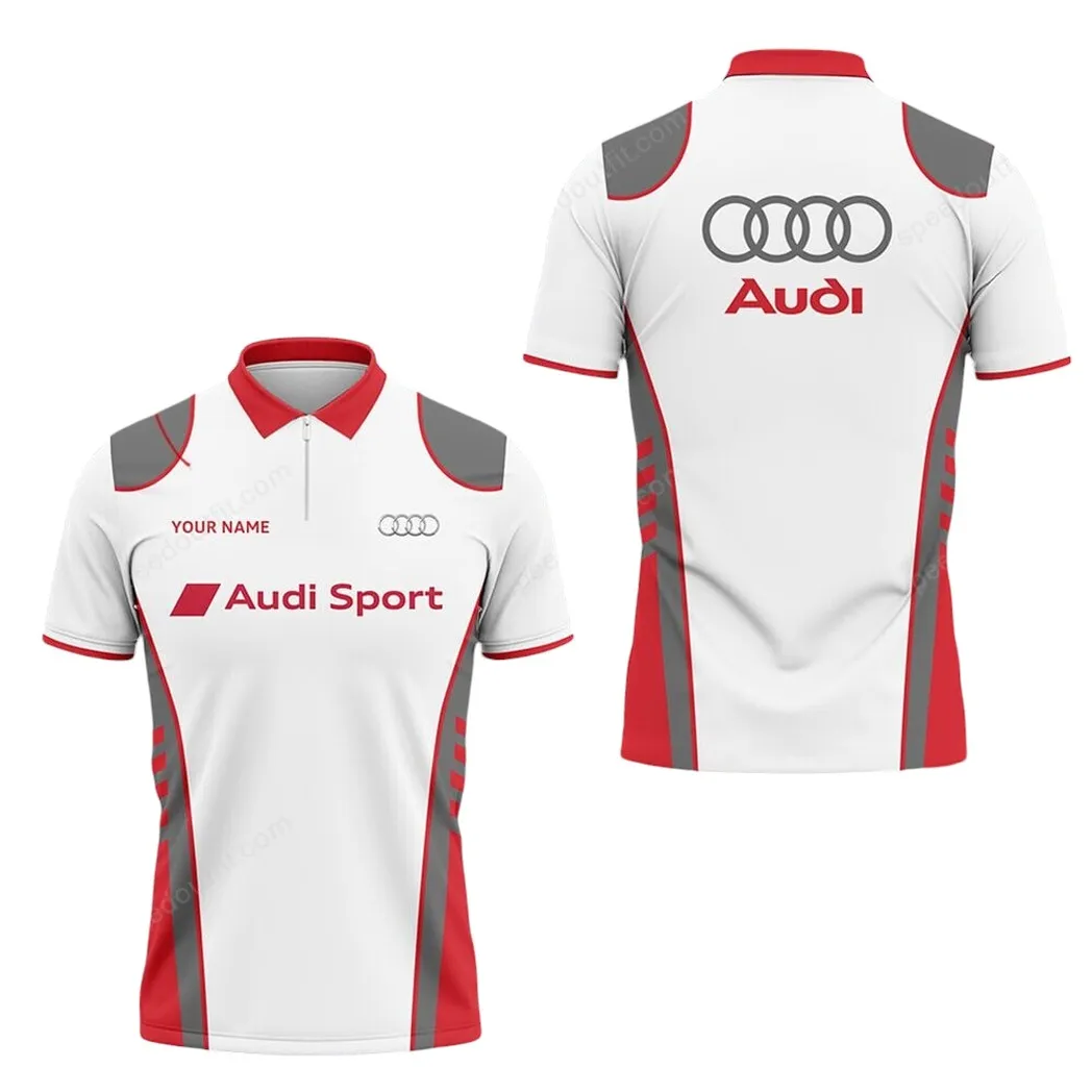 audi poloshirt mit reiverschluss geschenk fr audi fan car93031025242 waysr