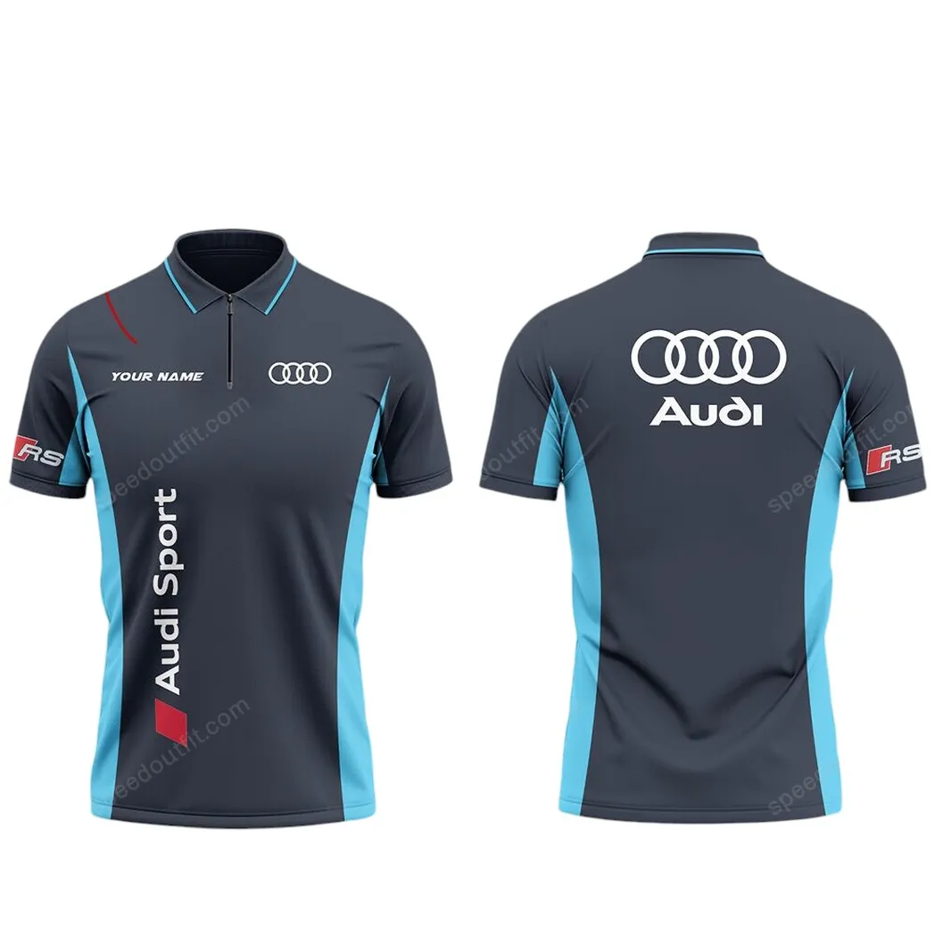 audi poloshirt mit reiverschluss geschenk fr audi fan car93031025243