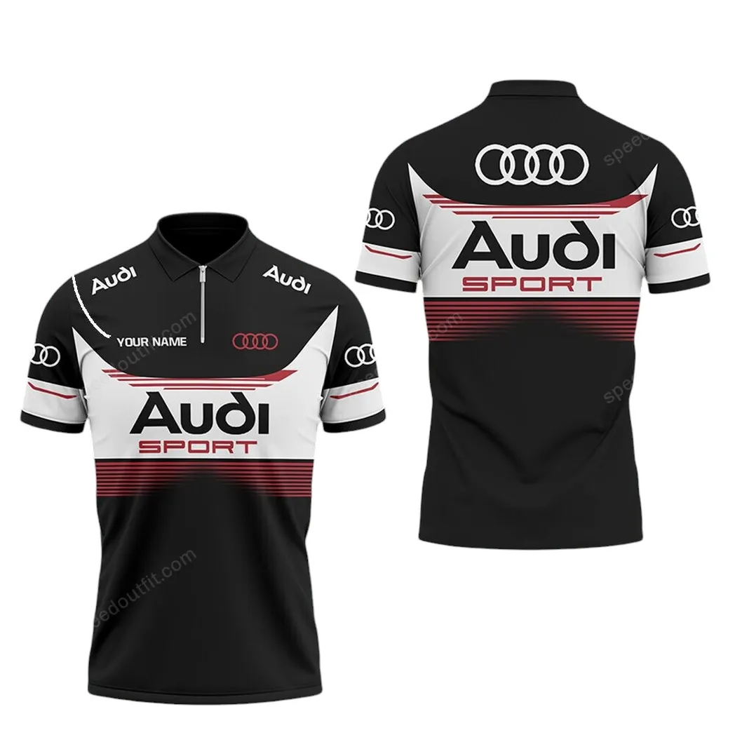 audi poloshirt mit reiverschluss geschenk fr audi fan car93031025245 mrqkb