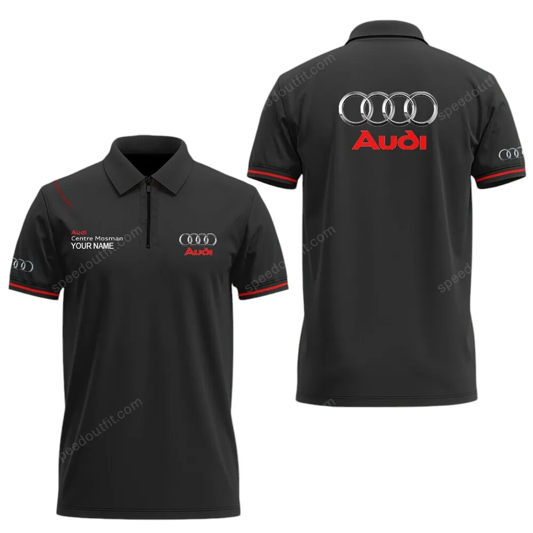 audi poloshirt mit reiverschluss geschenk fr audi fan car93031025272 opesv