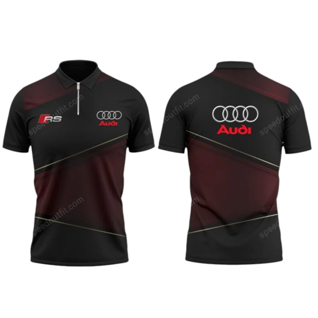 audi poloshirt mit reiverschluss geschenk fr audi fan car93031025306 yfdpn
