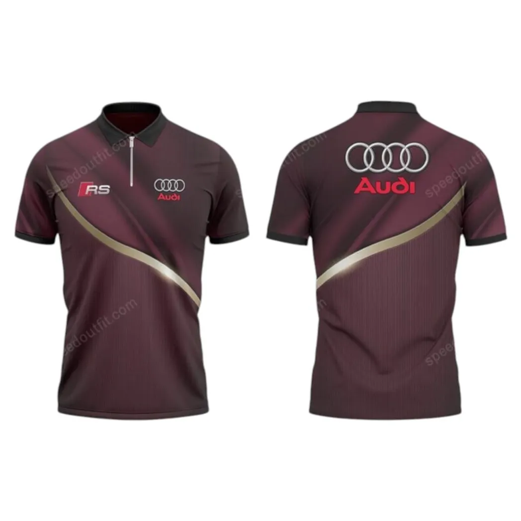 audi poloshirt mit reiverschluss geschenk fr audi fan car93031025307 rtfyg