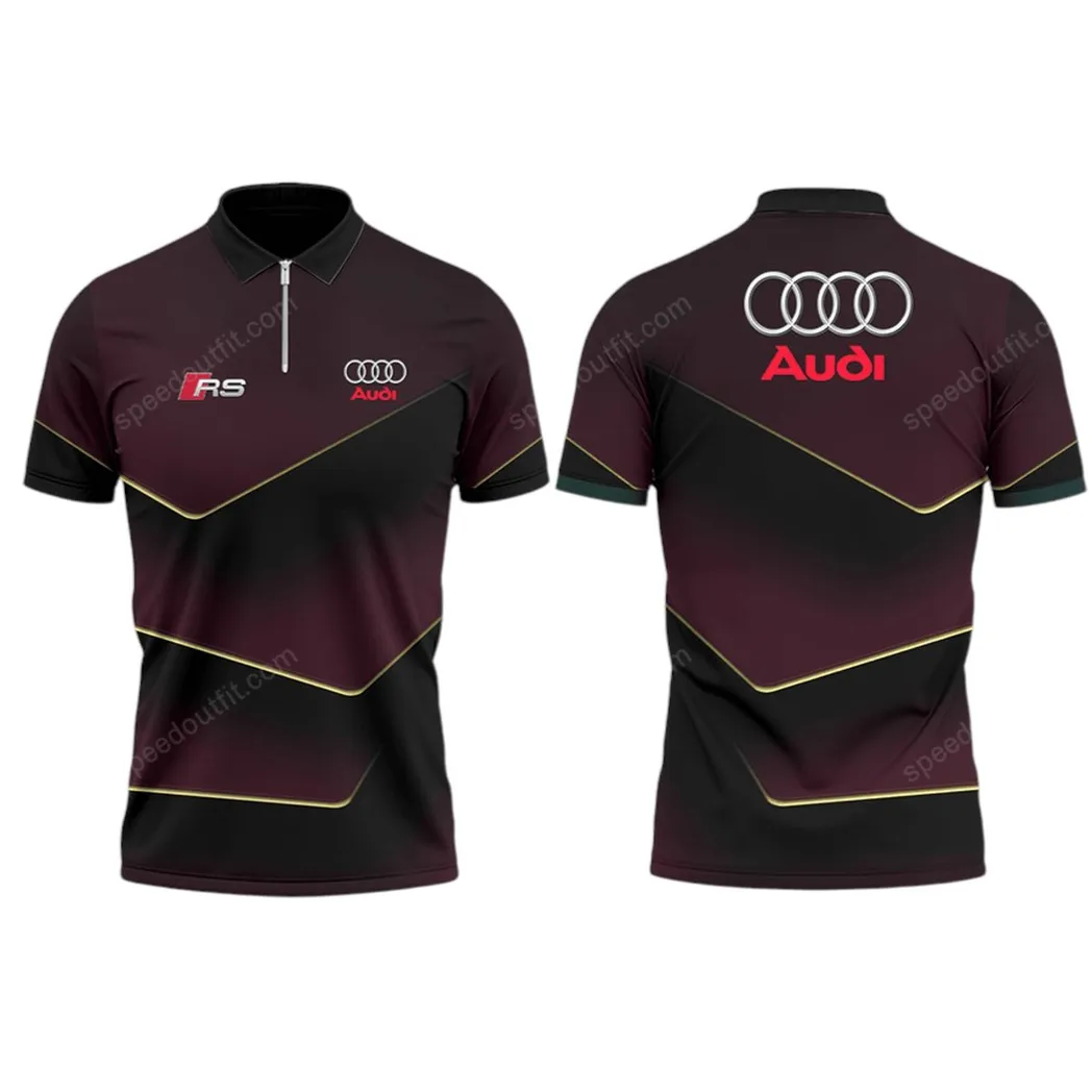 audi poloshirt mit reiverschluss geschenk fr audi fan car93031025308