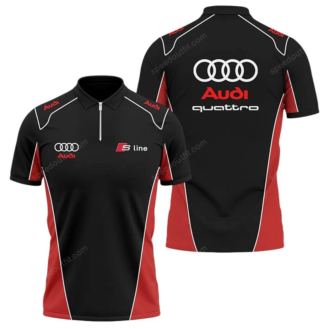 audi poloshirt mit reiverschluss geschenk fr audi fan car93031025312 9vjud