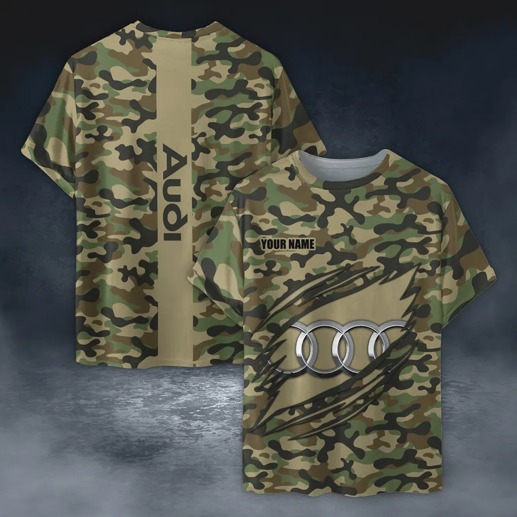 audi t shirt im camouflage stil oversized hemd car210040825689 ug6hc