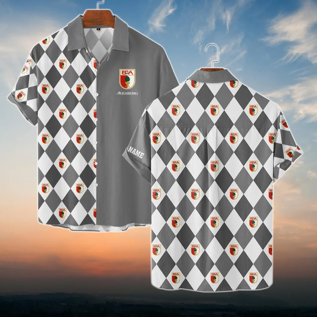Augsburg Hawaiihemd für Männer, Geschenk für Augsburg BDE61052825584