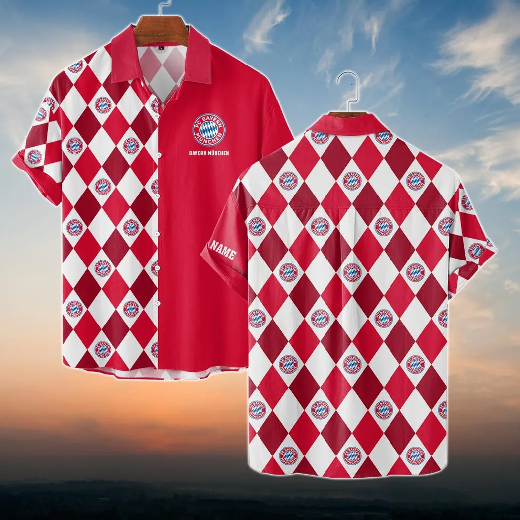 Bayern Munchen Hawaiihemd für Männer, Geschenk für Bayern Munchen BDE61052825555
