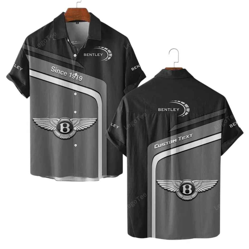 bentley hawaiihemd fr mnner hawaiian shirt fr bentley fan car11103032505