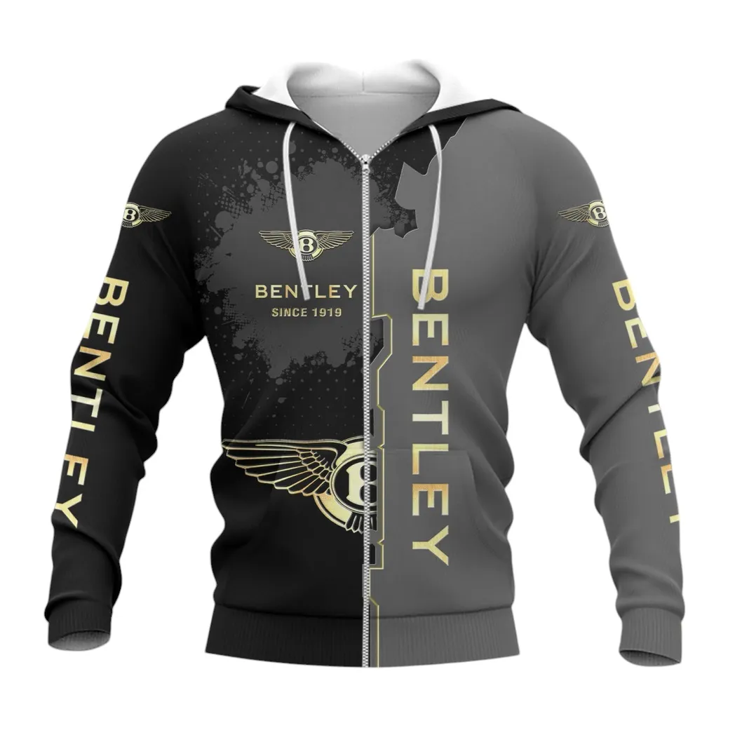 Bentley Hoodie mit reißverschluss, Allover-Druck Hoodie Bentley Fan CAR44021725003-3