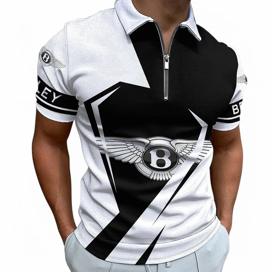 bentley poloshirt mit reiverschluss fr mnner geschenk fr bentley fan car68022125947 0ez8y
