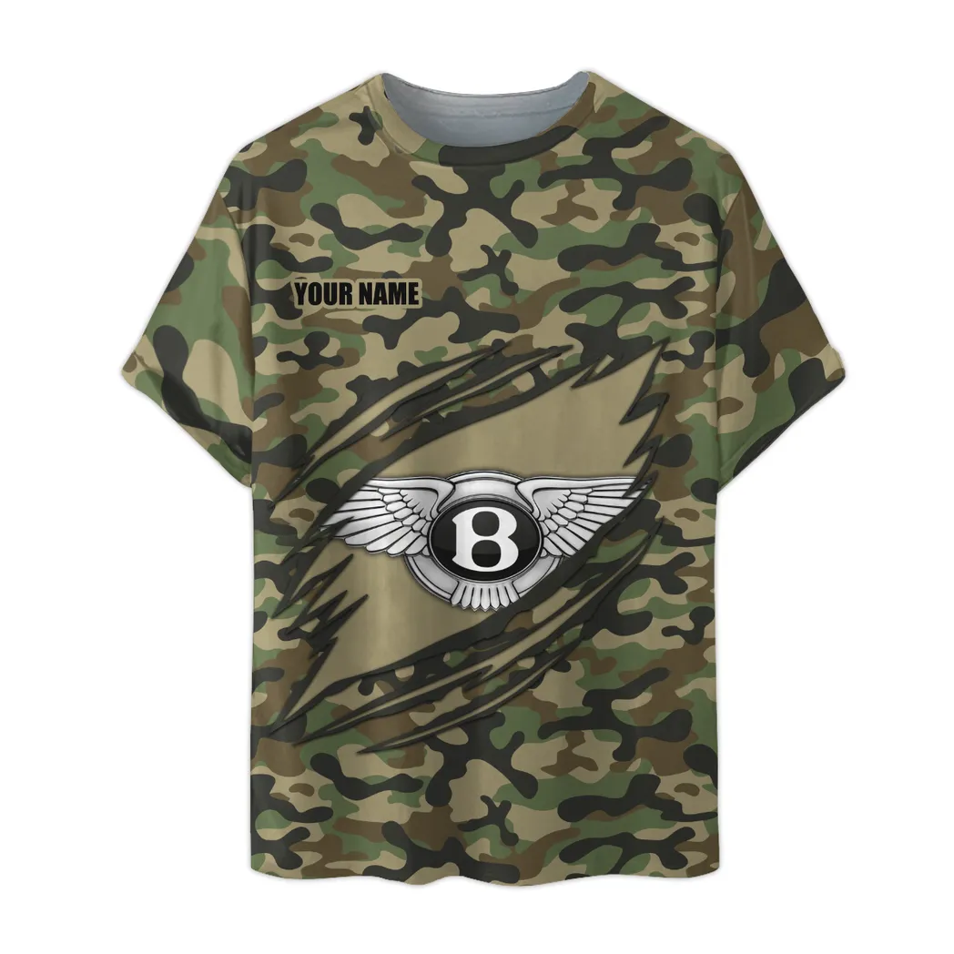 bentley t shirt im camouflage stil oversized hemd car210040825690 1m20j