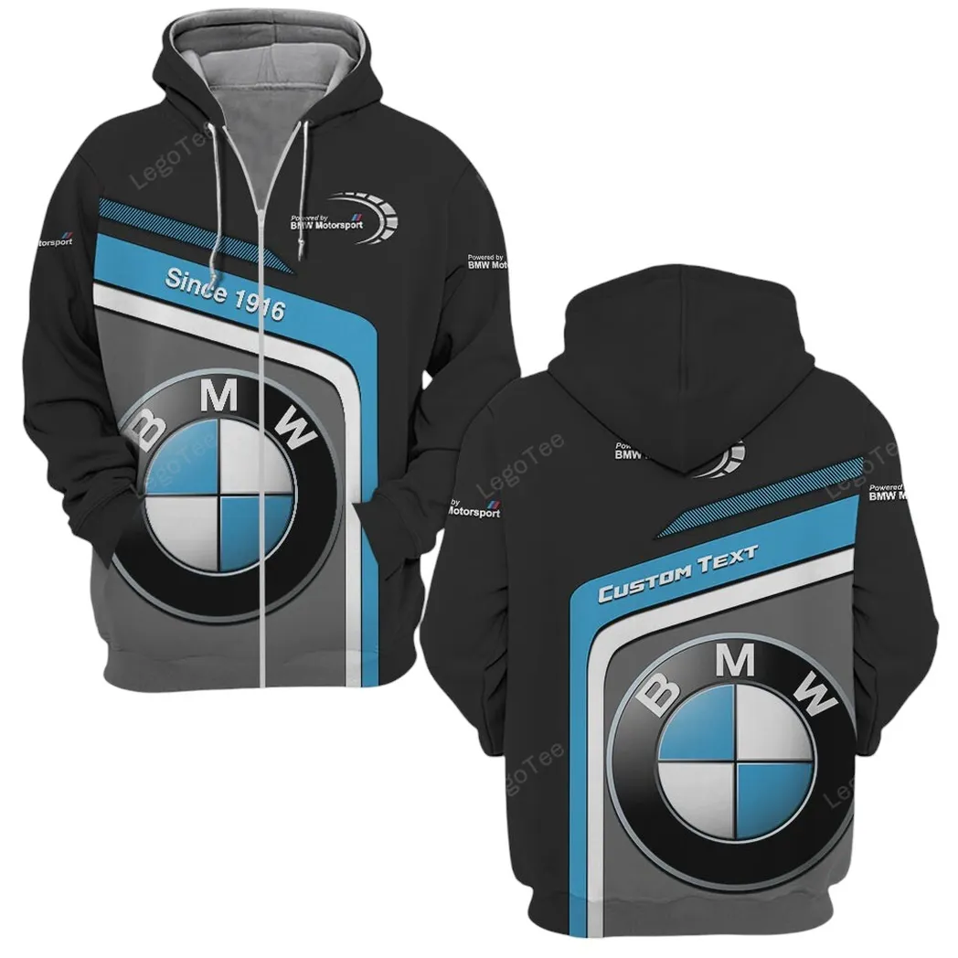 bmw hoodie mit reiverschluss allover druck hoodie bmw fan car11103032506 zmlzr