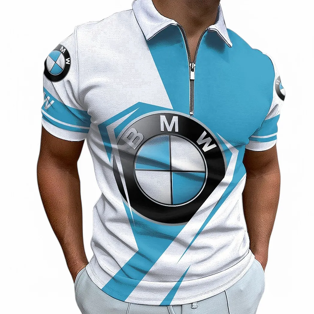 bmw poloshirt mit reiverschluss fr mnner geschenk fr bmw fan car68022125888 um7vl