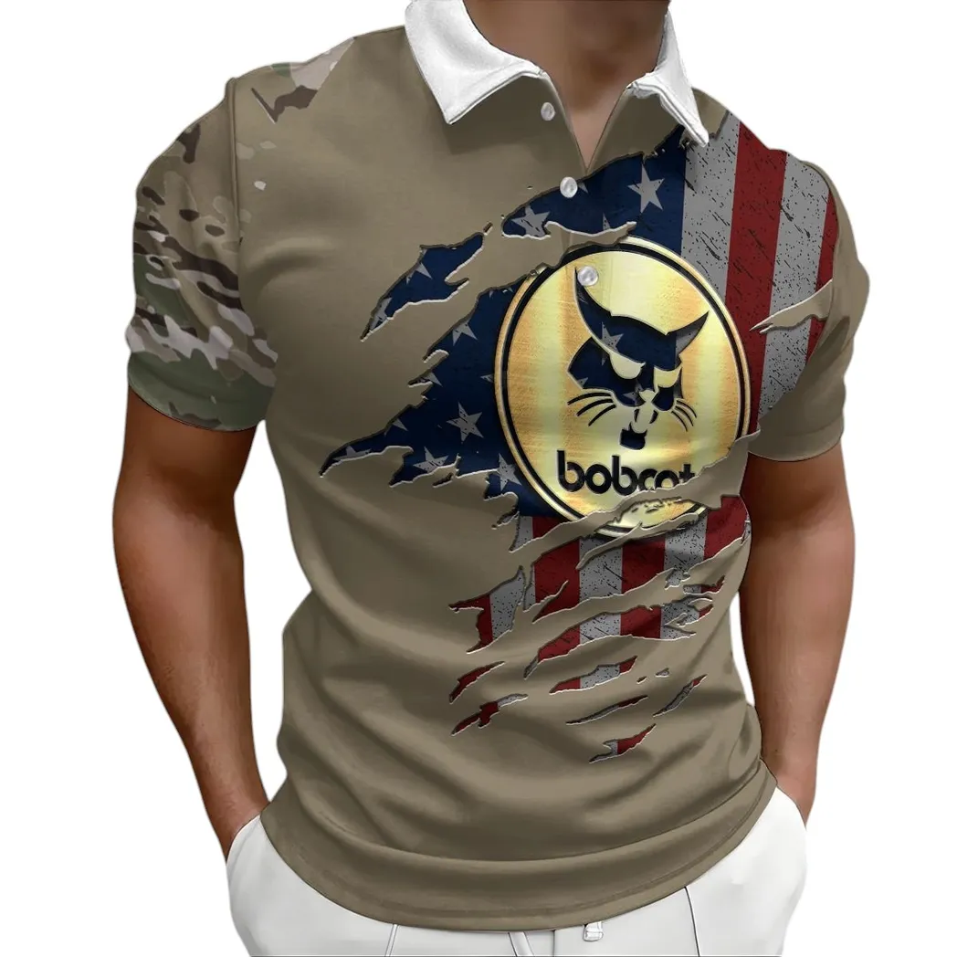Bobcat Poloshirt, Geschenk für Bobcat Fan CAR340213009-2
