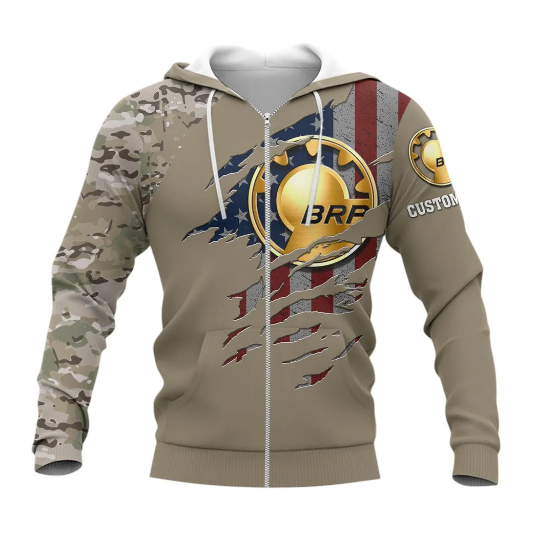 BRP Can am Hoodie mit reißverschluss, Allover-Druck Hoodie BRP Can am Fan CAR46021725007-3