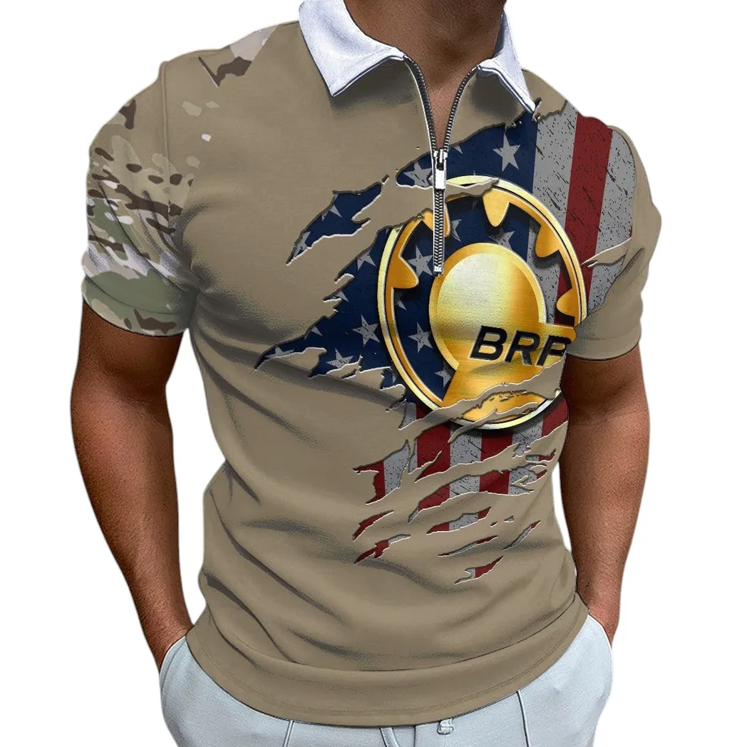 BRP Can am Poloshirt mit Reißverschluss, Geschenk für BRP Can am Fan CAR340213010-1
