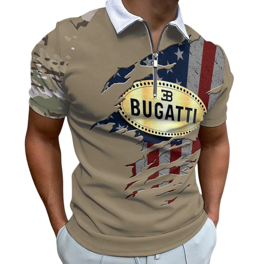 bugati poloshirt mit reiverschluss geschenk fr bugati fan car340213011 1 dqfwa