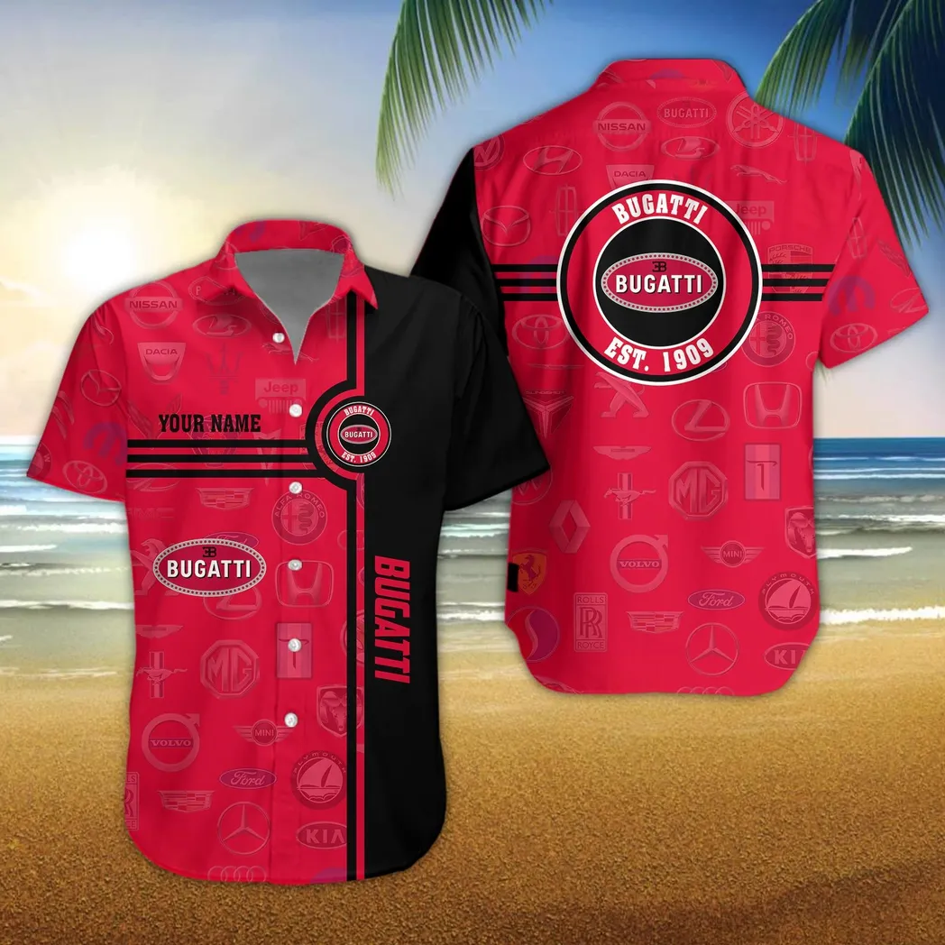 bugatti hawaiihemd fr mnner all logo geschenk fr bugatti fan car174022525056 7vf3h