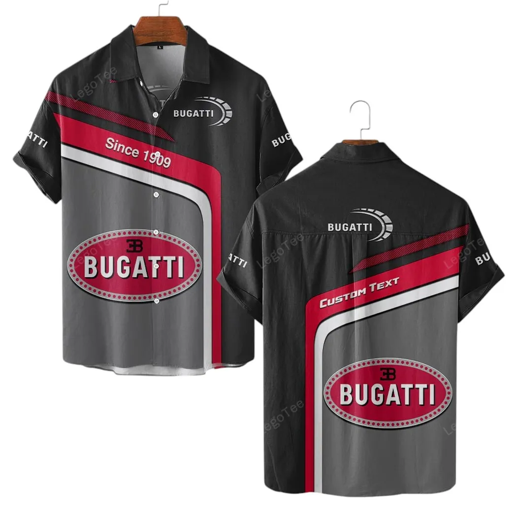Bugatti Hawaiihemd für Männer, Hawaiian Shirt für Bugatti Fan CAR11103032508