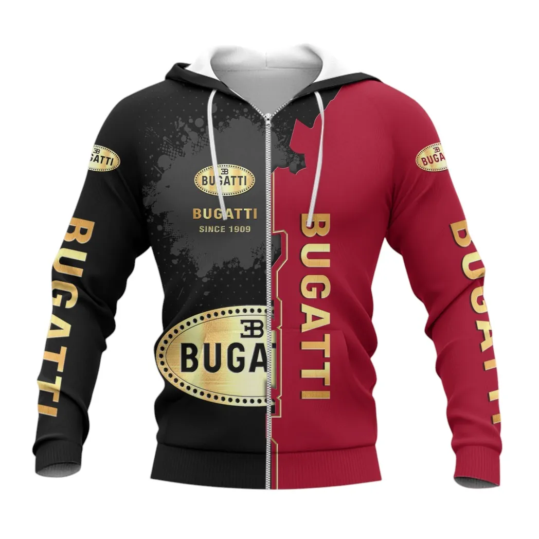bugatti hoodie mit reiverschluss allover druck hoodie bugatti fan car44021725007 3 i3ivl
