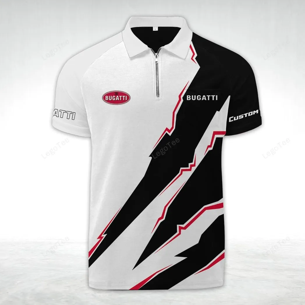 bugatti poloshirt mit reiverschluss geschenk fr bugatti fan car128021025023 7qmh1