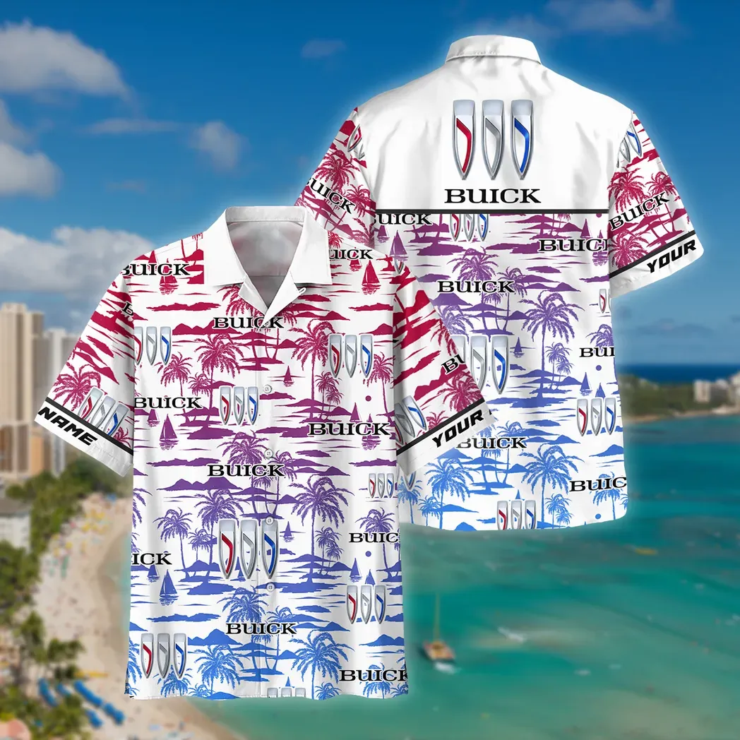 Buick Custom Hawaiihemd für Männer, Hawaiian Shirt für Buick Fan CAR205031225672