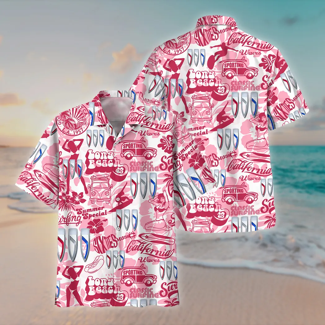 Buick Hawaiihemd für Männer, Hawaiian Shirt für Buick Lovers CAR201030725561