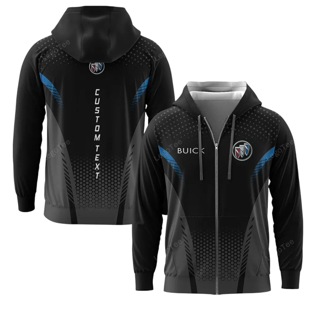 Buick Hoodie mit reißverschluss, Allover-Druck Hoodie Buick Fan CAR10803122509