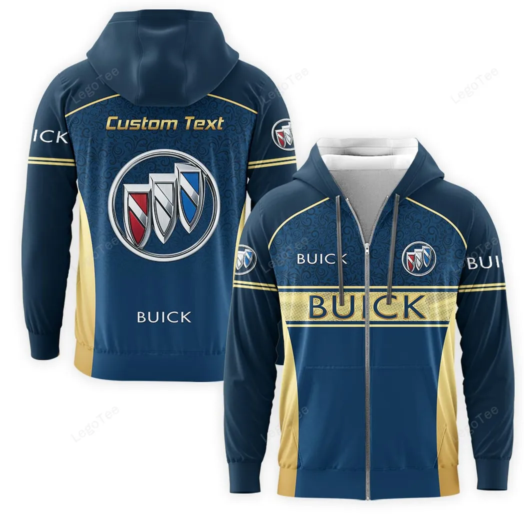 Buick Hoodie mit reißverschluss, Allover-Druck Hoodie Buick Fan CAR137021325959-6