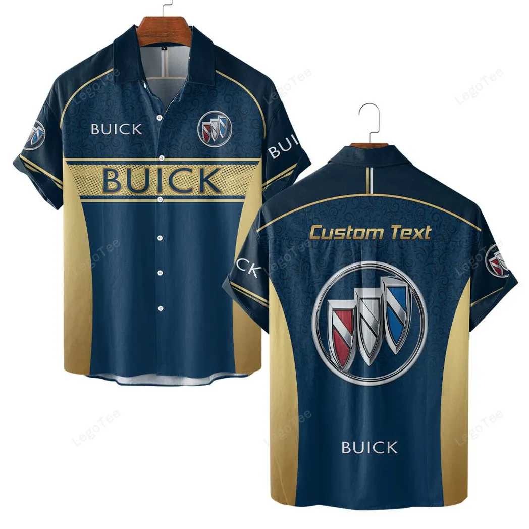 Buick Personalisierte Hawaiihemd für Männer, Hawaiian Shirt für Buick Fan CAR137021325959-3