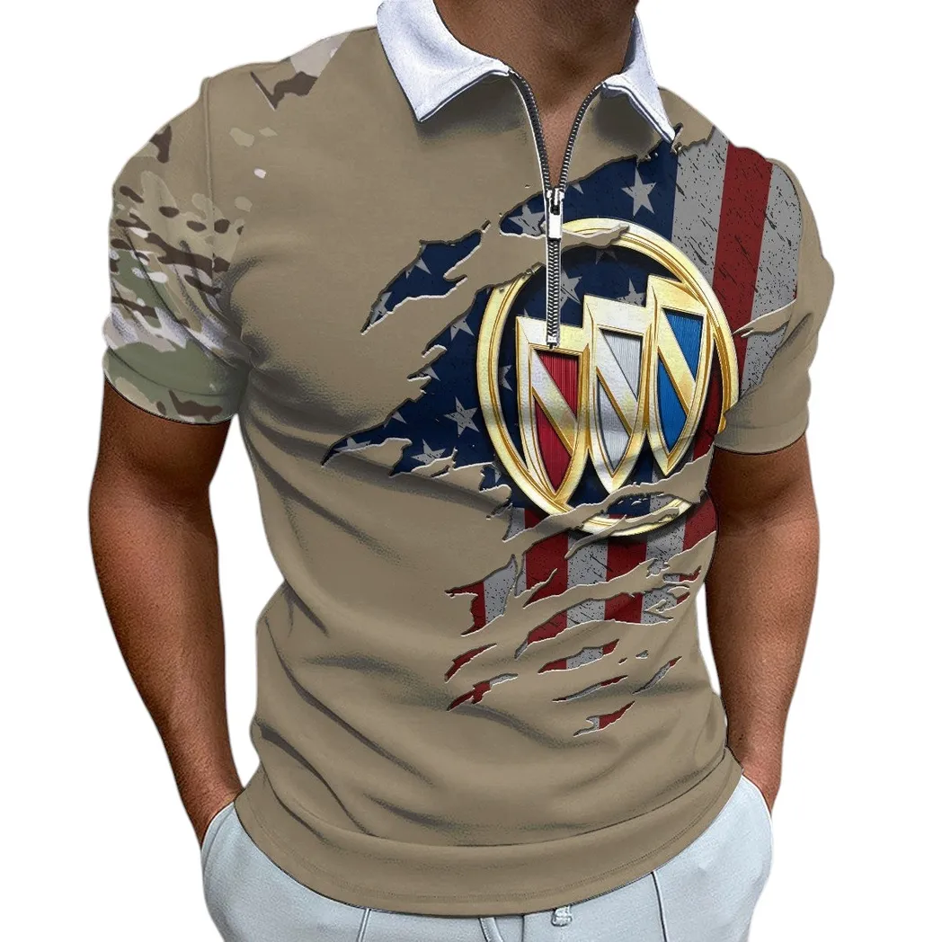 Buick Poloshirt mit Reißverschluss, Geschenk für Buick Fan CAR340213012-1