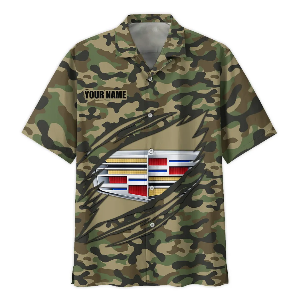 cadillac hawaiihemd im camouflage stil oversized car210040825693 d7oko