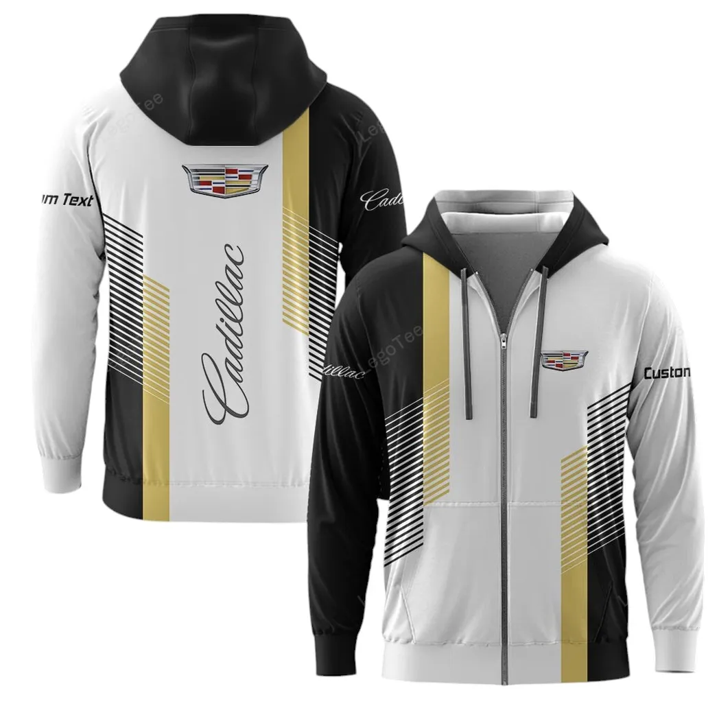 Cadillac Hoodie mit reißverschluss, Allover-Druck Hoodie Cadillac Fan CAR10703122511